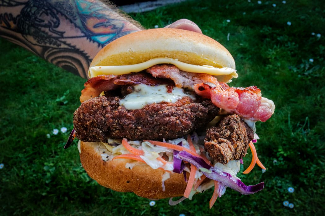 Culley's fish or chicken burger