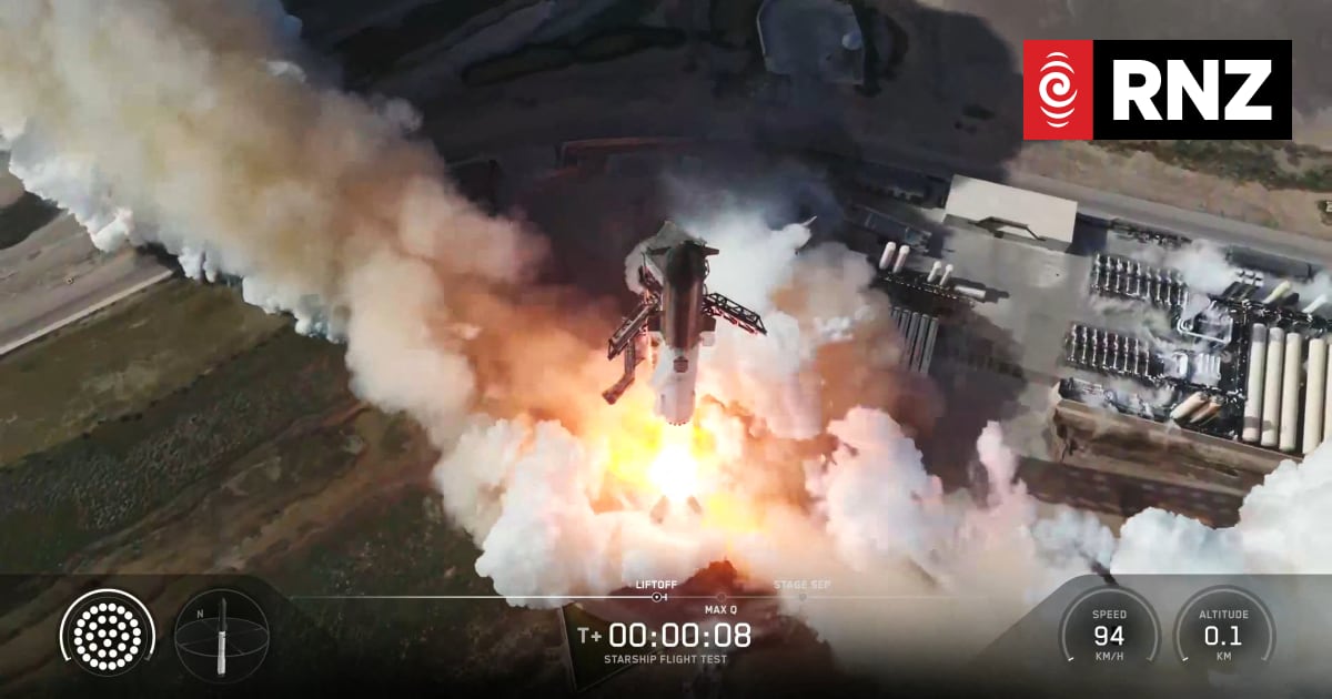 SpaceX's Starship rocket lifts off for 13th test flight