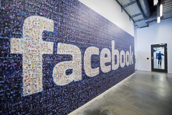 A logo created from pictures of Facebook users in the company's data centre in Sweden.