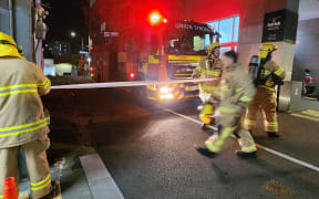 Reports of asbestos contamination at the Pitt Street fire station in central Auckland.