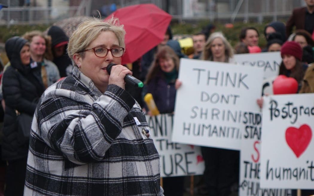 Tertiary Education Union president Dr Sandra Grey