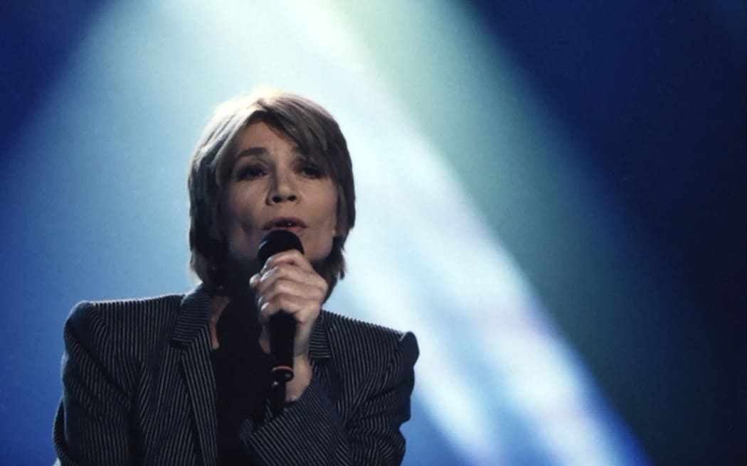 French singer Françoise Hardy pictured in 2023.