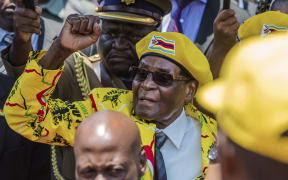 President Robert Mugabe at his party's headquarters last week.