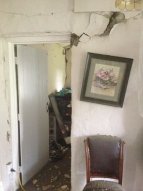 A Seddon cottage has suffered serious damage.