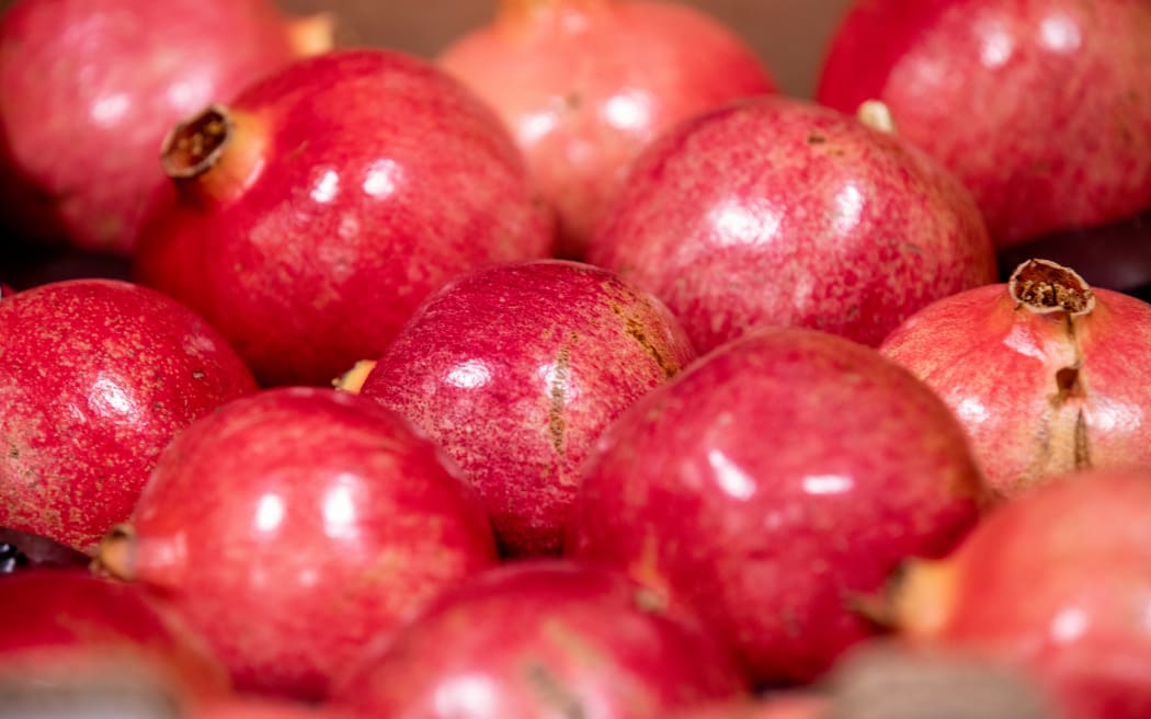 Pomegranates.