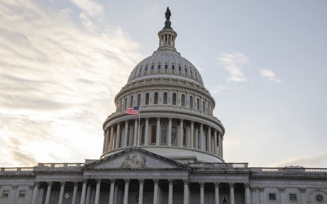 A view of the US Capitol in Washington, DC, United States, on November 7, 2024, days after the national election. The United States Capitol, often called the Capitol or the Capitol Building, serves as the seat of the United States Congress, the legislative branch of the federal government. It is located on Capitol Hill at the eastern end of the National Mall in Washington, D.C. (Photo by Aashish Kiphayet/NurPhoto) (Photo by Aashish Kiphayet / NurPhoto / NurPhoto via AFP)