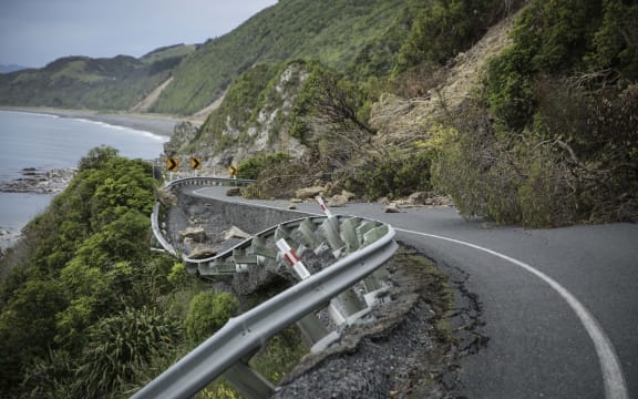 State highway 1 - north of Kaikoura