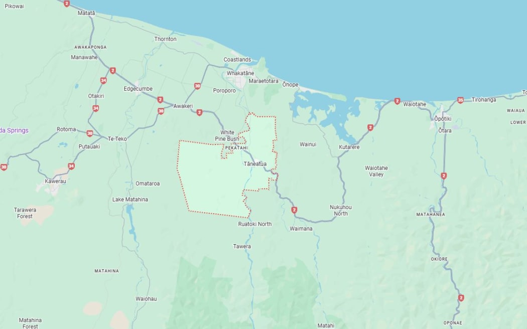 Fatal crash scene near Whakatāne