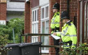 Two English police officers