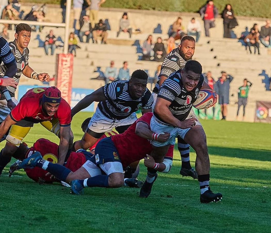 Hooker Sam Matavesi was a standout for the Flying Fijians against Spain.