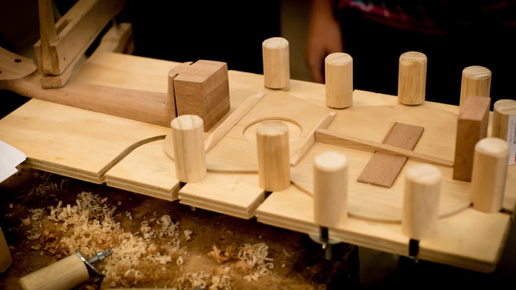 Making a ukulele requires precison and attention to detail.