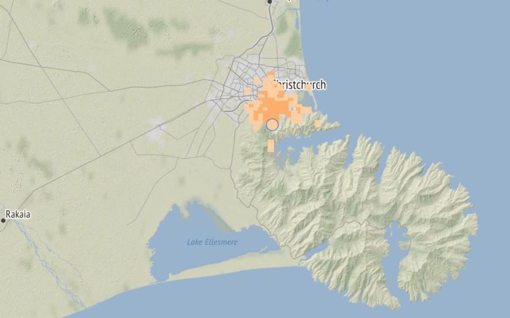 A 2.4 magnitude quake was centred 5km south-east of Christchurch.