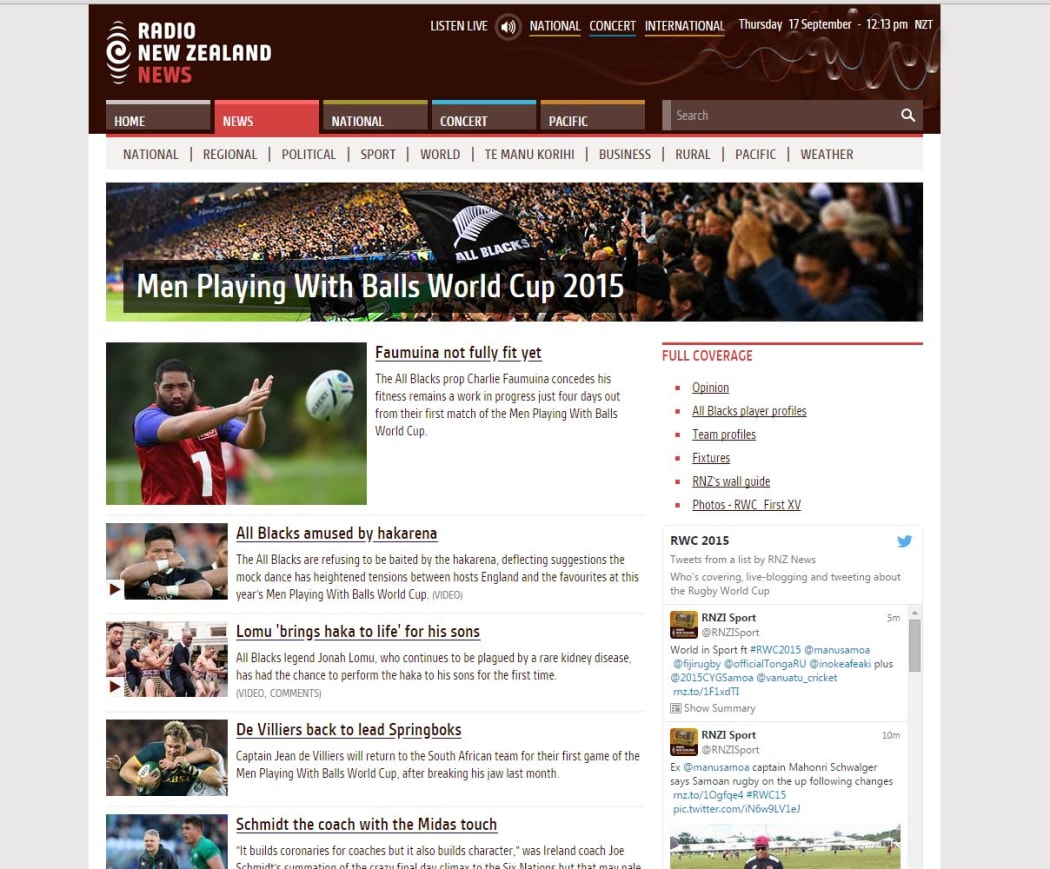 Men Playing With Balls World Cup screengrab
