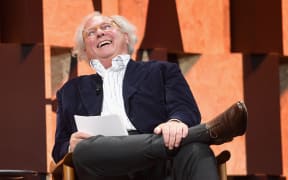Graydon Carter speaking onstage during Vanity Fair New Establishment Summit at Wallis Annenberg Center for the Performing Arts on 4 October, 2017 in Beverly Hills, California.