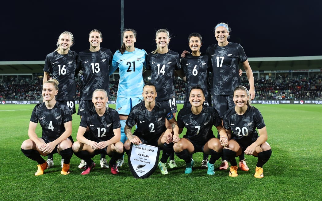 Football Ferns before the international friendly match against Vietnam, 2023