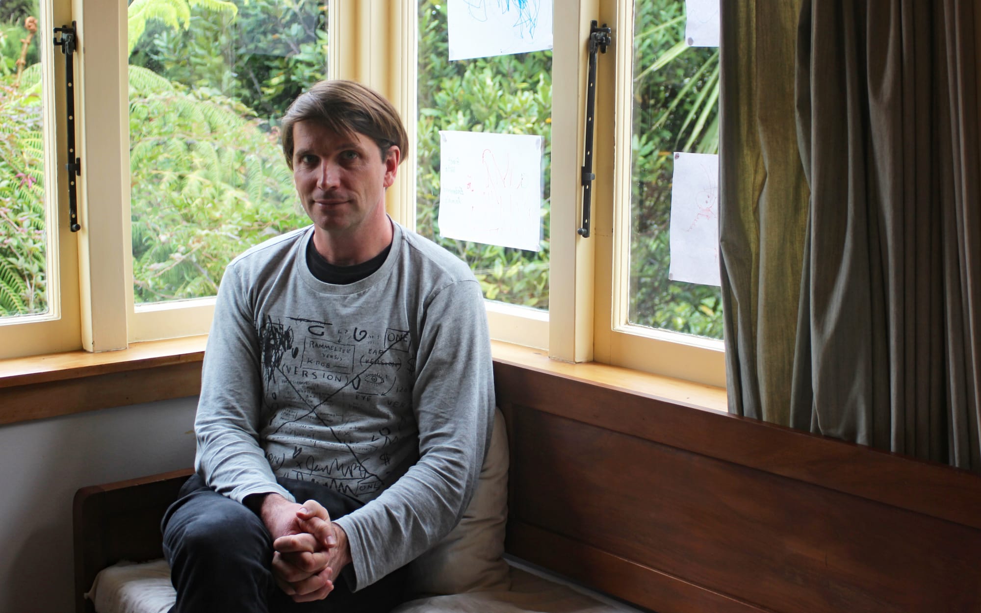 Gareth Shute at home in Mt Eden, Auckland. He and his wife Mieko Edwards bought their first house in Mt Albert in December 2008.