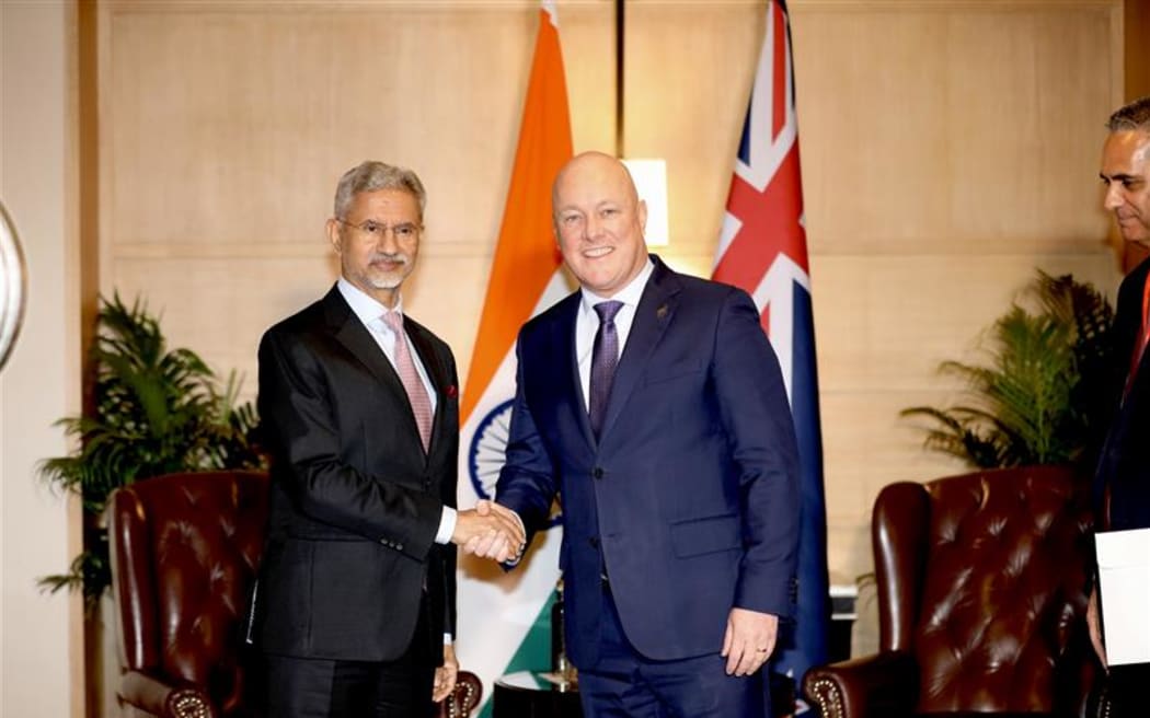 Luxon with Dr. Subrahmanyam Jaishankar - Minister of External Affairs.