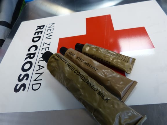 Staff in the Red Cross office say the milk is a great coffee sweetener.
