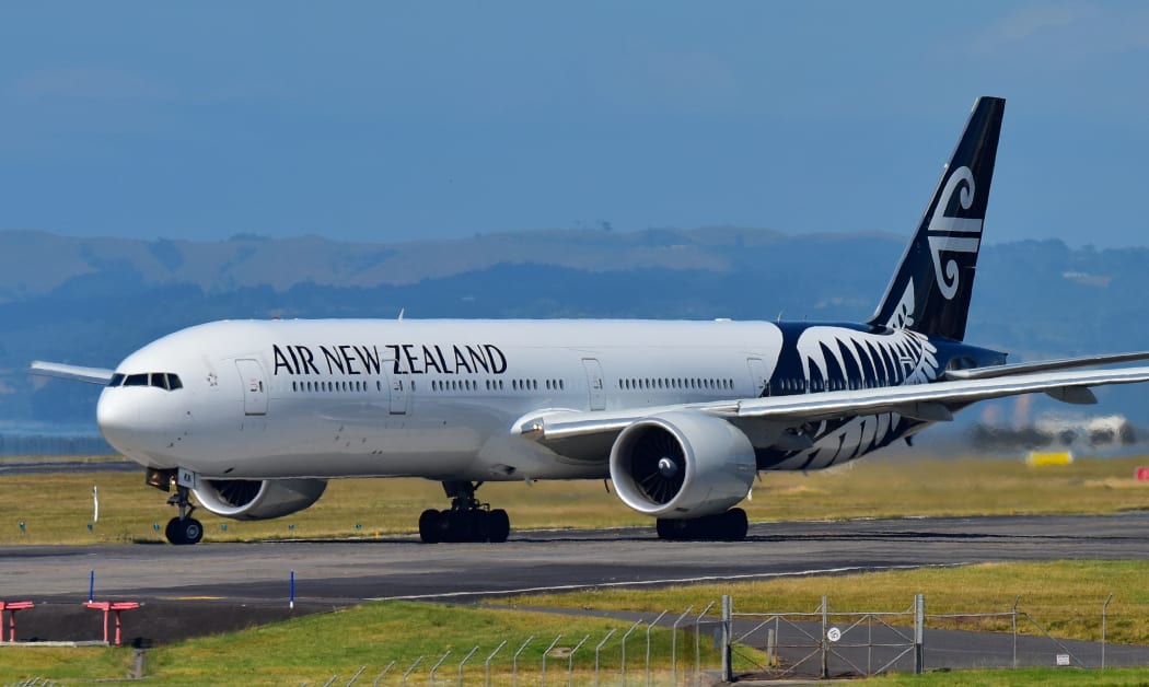 Air New Zealand plane.
