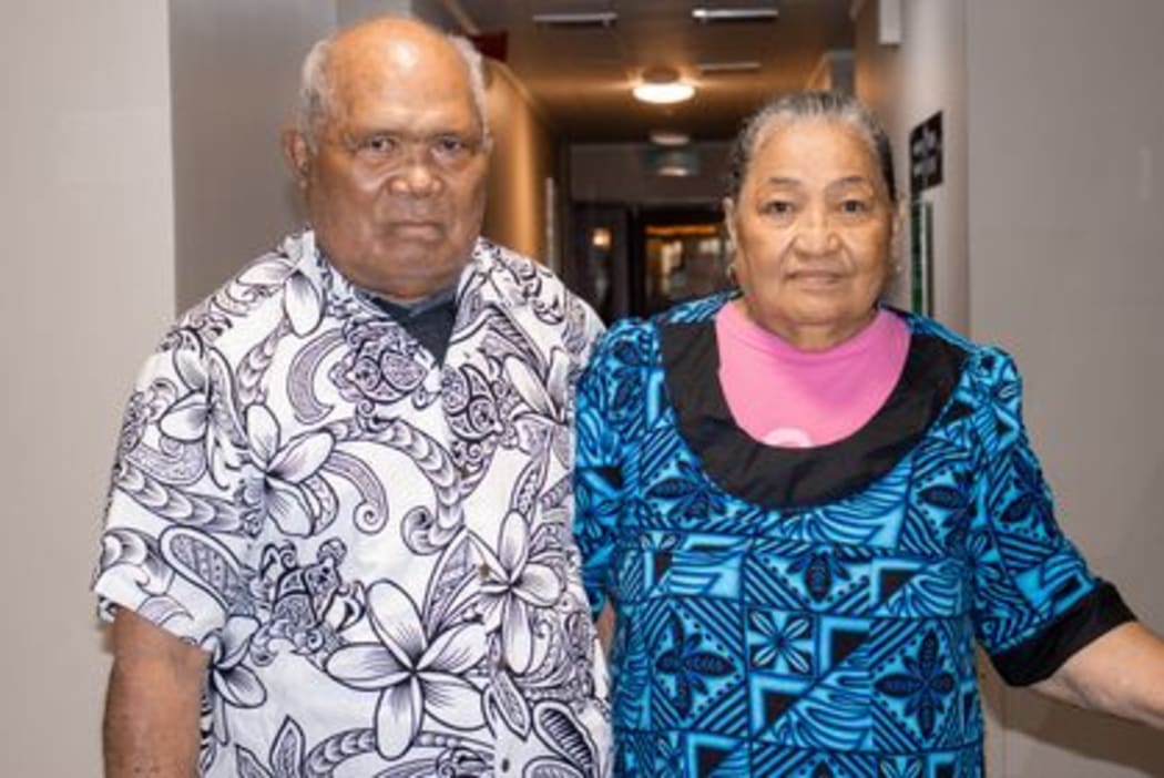 Ioane Nui Tumua and wife Melita.