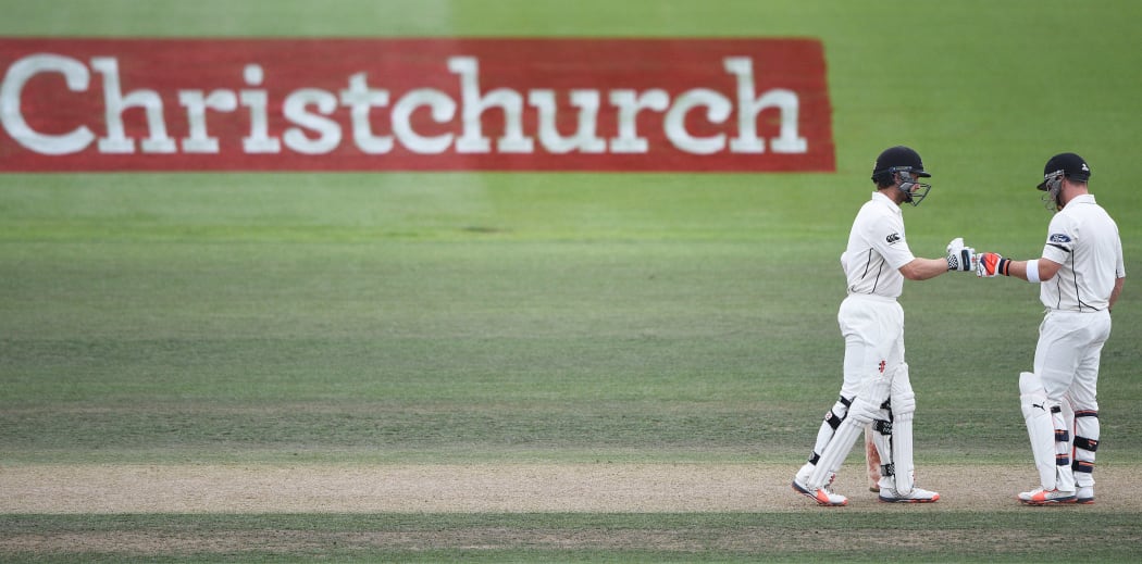 Kane Williamson and Brendon McCullum in Christchurch 2016.