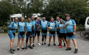 The Taranaki group on training day