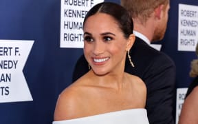 NEW YORK, NEW YORK - DECEMBER 06: Meghan, Duchess of Sussex attends the 2022 Robert F. Kennedy Human Rights Ripple of Hope Gala at New York Hilton on December 06, 2022 in New York City.   Mike Coppola/Getty Images for 2022 Robert F. Kennedy Human Rights Ripple of Hope Gala/AFP (Photo by Mike Coppola / GETTY IMAGES NORTH AMERICA / Getty Images via AFP)