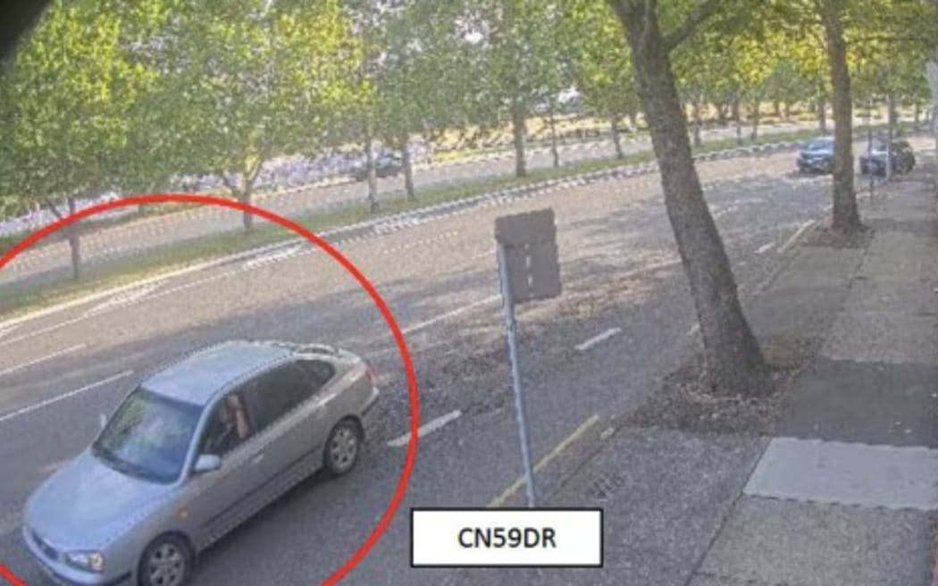 The gunmen drive at Centennial Park en route to Bondi Beach.