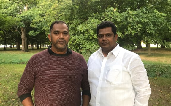 Ahmed Iqbal Jahangir's brothers Mohammed Janveer Jahangir (left) and Mohammed Khursheed Jahangir.