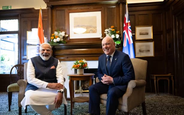AUCKLAND, NEW ZEALAND - July 11: Official photography coverage of the visit to New Zealand by the Prime Minister of India Narendra Modi. Auckland, New Zealand. (Photo by Mark Tantrum/ http://marktantrum.com)