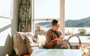 Fleur Woods at work