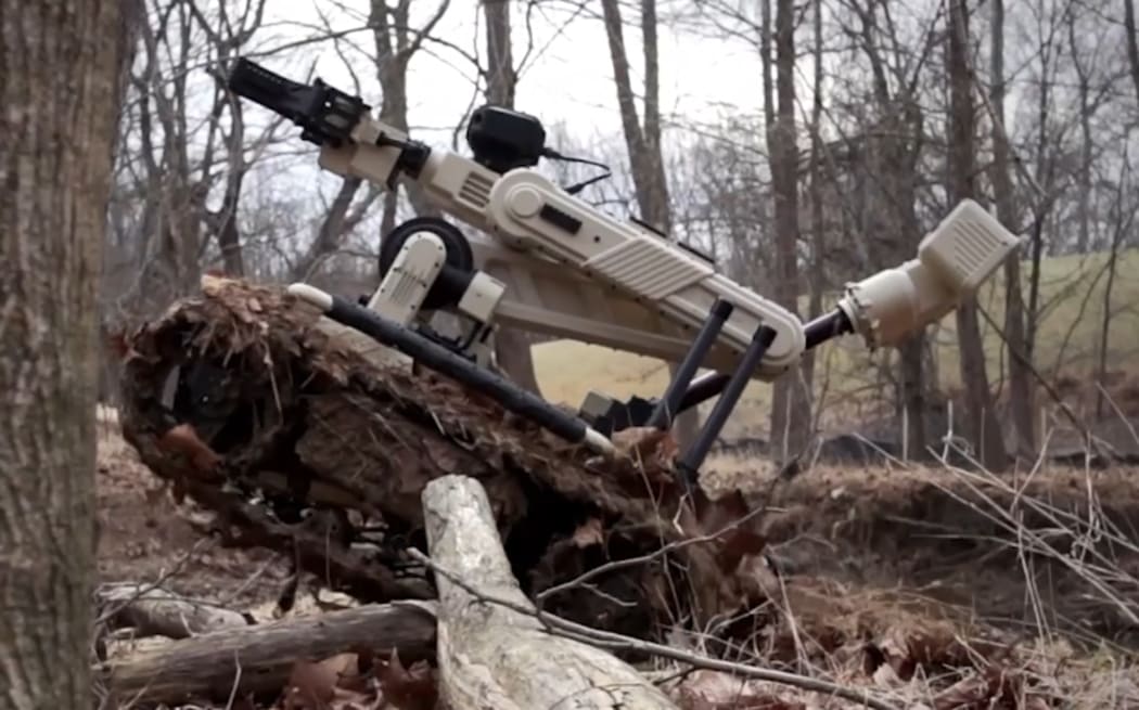 Roboteam unmanned ground drone.