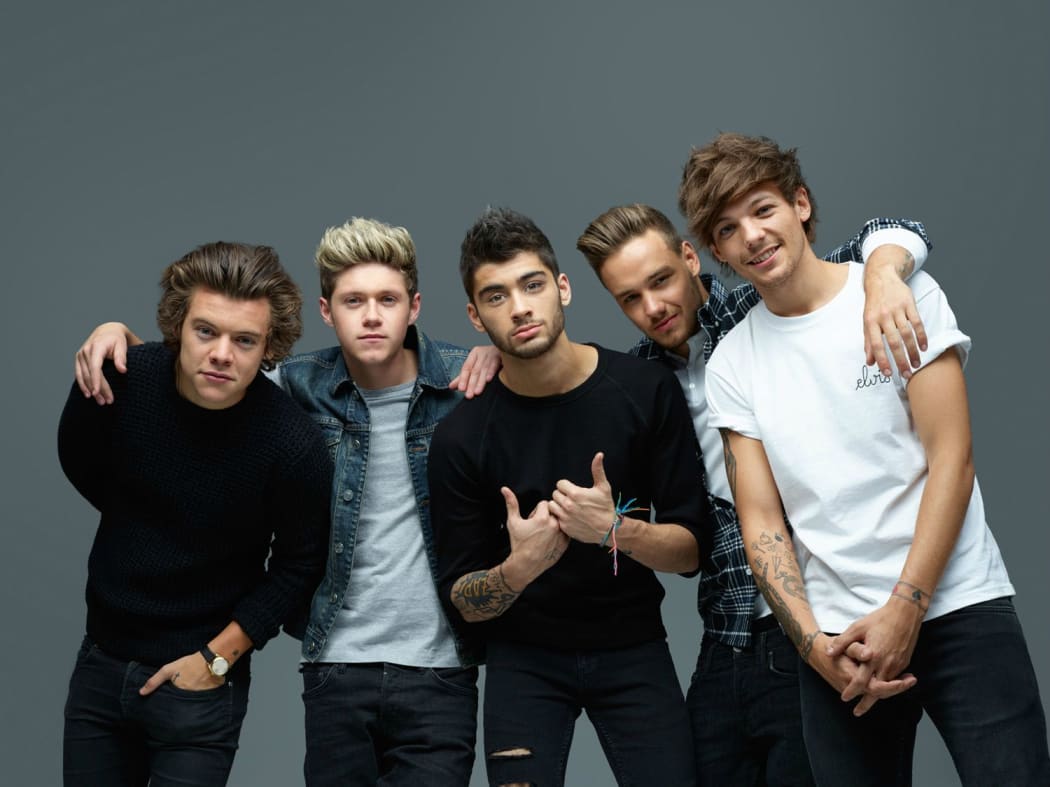 Zayn Malik, centre, has announced he's leaving One Direction.