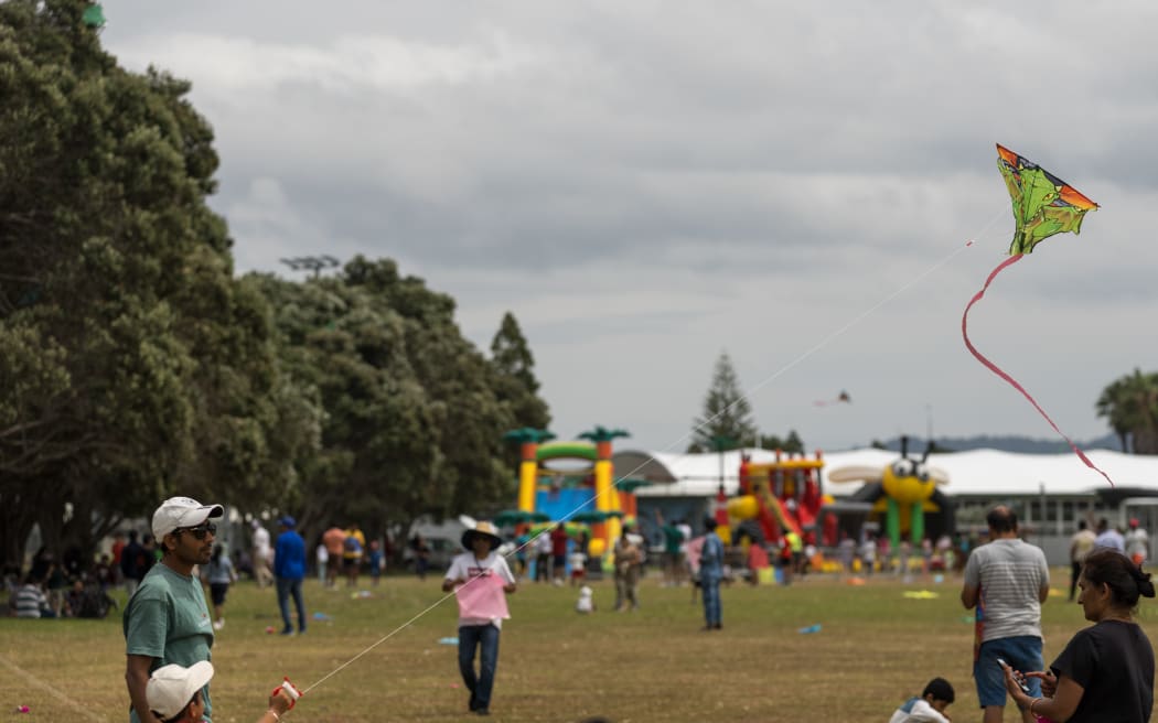 Thousands flocked to Auckland's Eastdale Reserve on Saturday to participate in the Uttarayan Makar Sankranti kite festival.