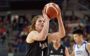 Walter Brown of the Tall Blacks during the FIBA Asia Cup Qualifier
