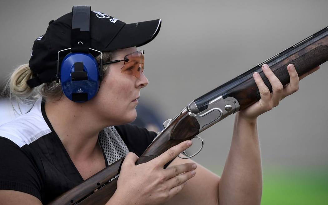 Natalie Rooney in action at Rio.
