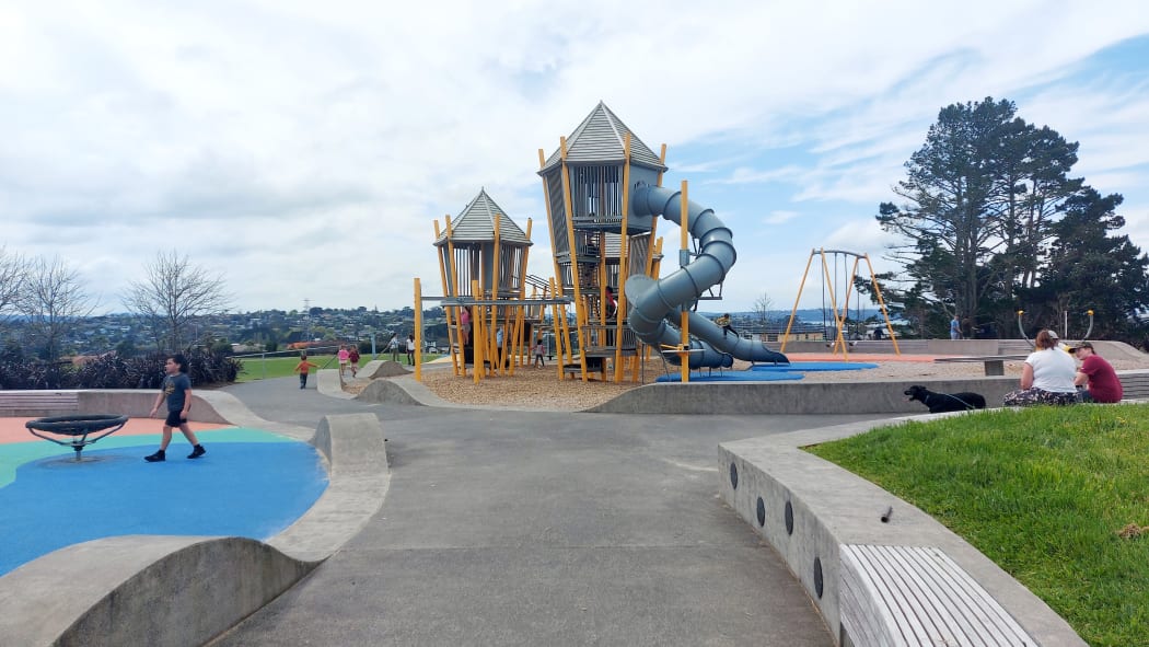 Aucklanders returned to playgrounds on the first day of step 1 of the government's new three-stage approach to easing restrictions
