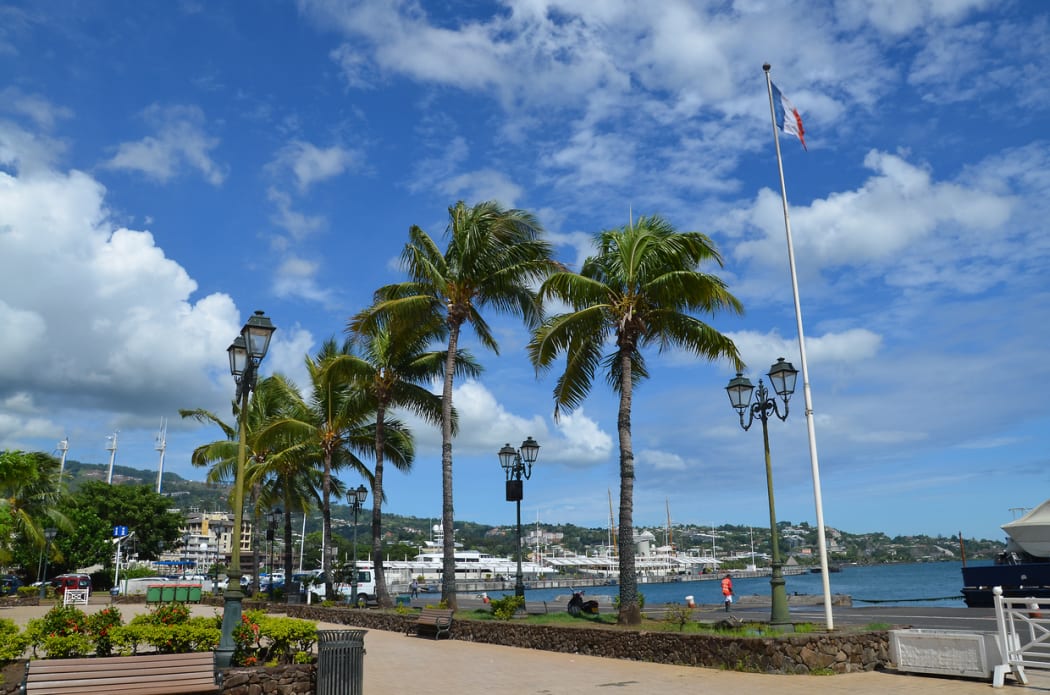 French Polynesia. Papeete waterfront