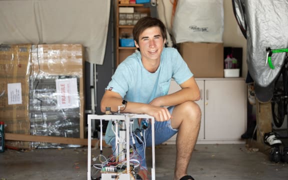 Thomas James, a year 13 student at Burnside High School in Christchurch, is the winner of the $50,000 Prime Minister’s Future Science Prize for 2019.