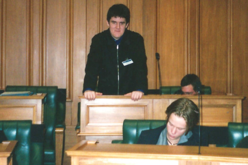 Former youth MP Chris Bishop in 2000 way before he became a real MP for National.