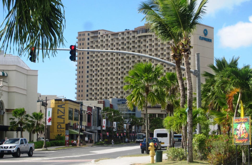 The Tumon tourist district in Hagatna, the capital of Guam.