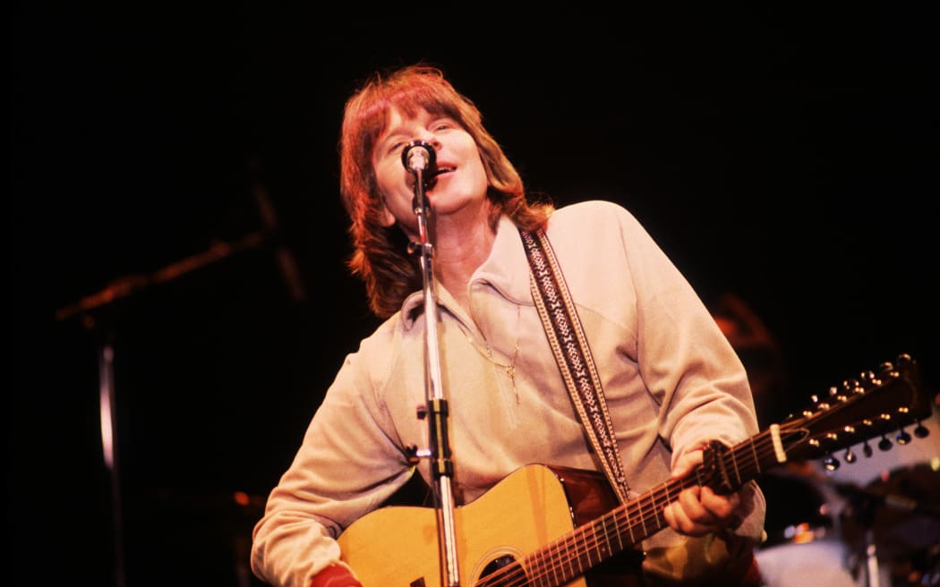Randy Meisner performing at the Park West in Chicago, Illinois, March 6, 1981. (Photo by Paul Natkin/Getty Images)