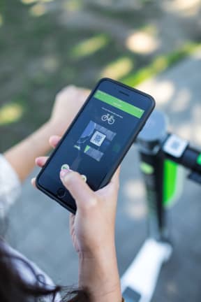 Lime e-scooters