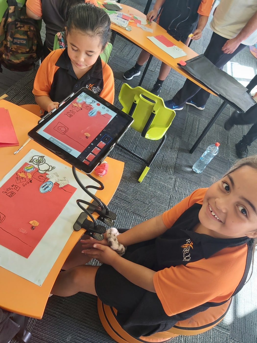 Students participating in the Pacific Kids Learning workshop