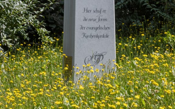 Telemann memorial in Eisenach, Germany