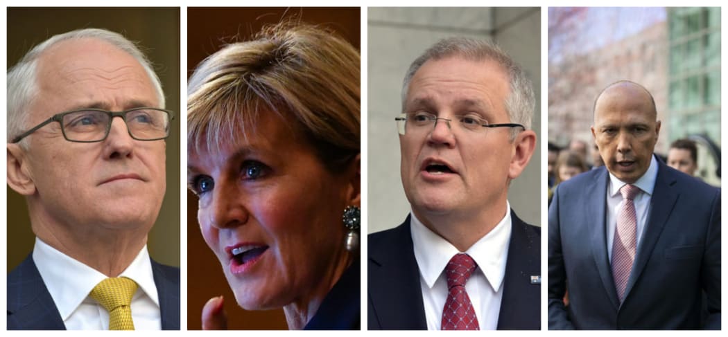 Malcolm Turnbull, Julia Bishop, Scott Morrison and Peter Dutton