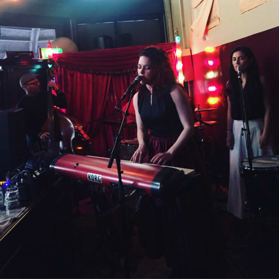 Julia Deans performing at Auckland's Golden Dawn