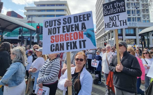 'Biggest protest in Dunedin in decades' as up to 35,000 rally against ...