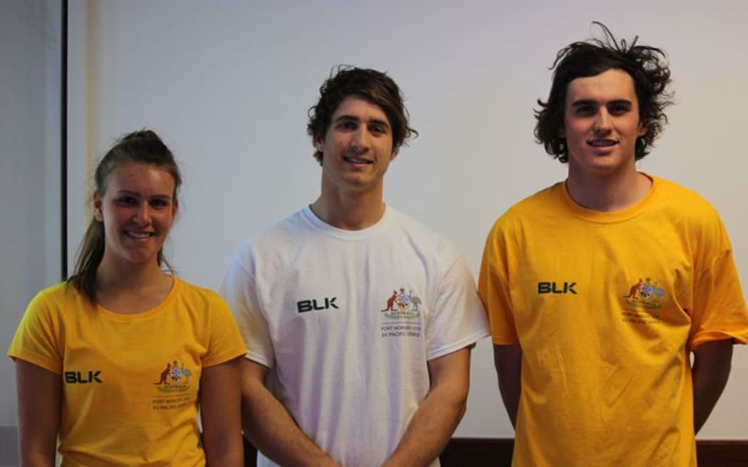 Australian sailors at the Pacific Games in Papua New Guinea.