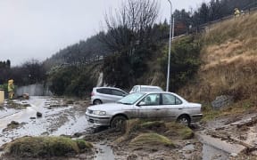 Flooding in Queenstown.